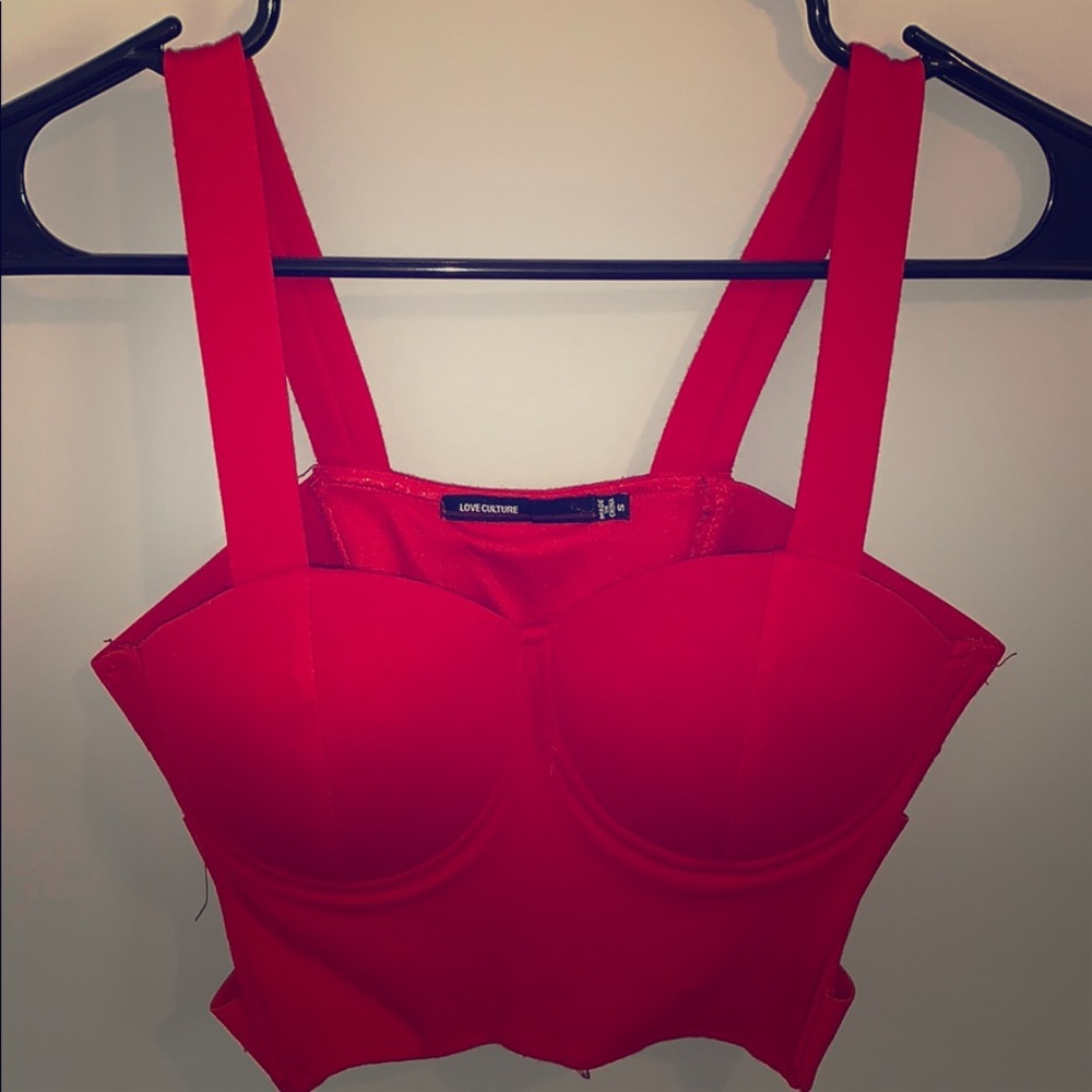 Love Culture Bustier Crop Top